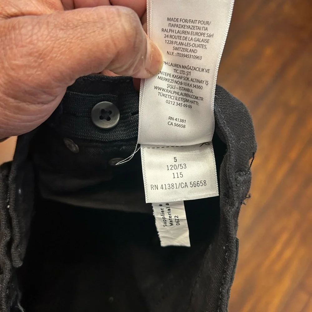 Ralph Lauren NWT‎ Boys Black Jeans